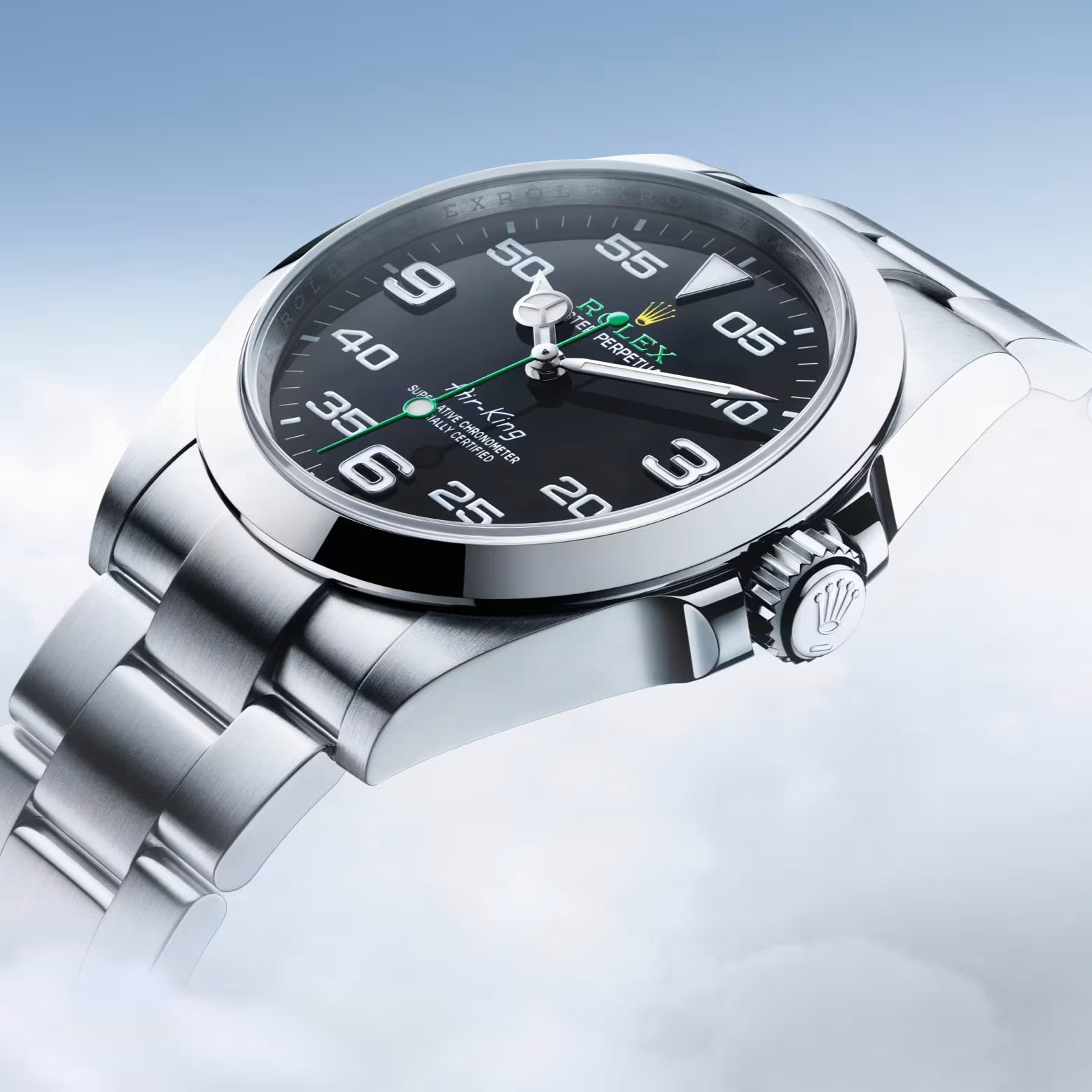 Woecce Premium Scratch Protection for Rolex Air-King 126900 Oyster