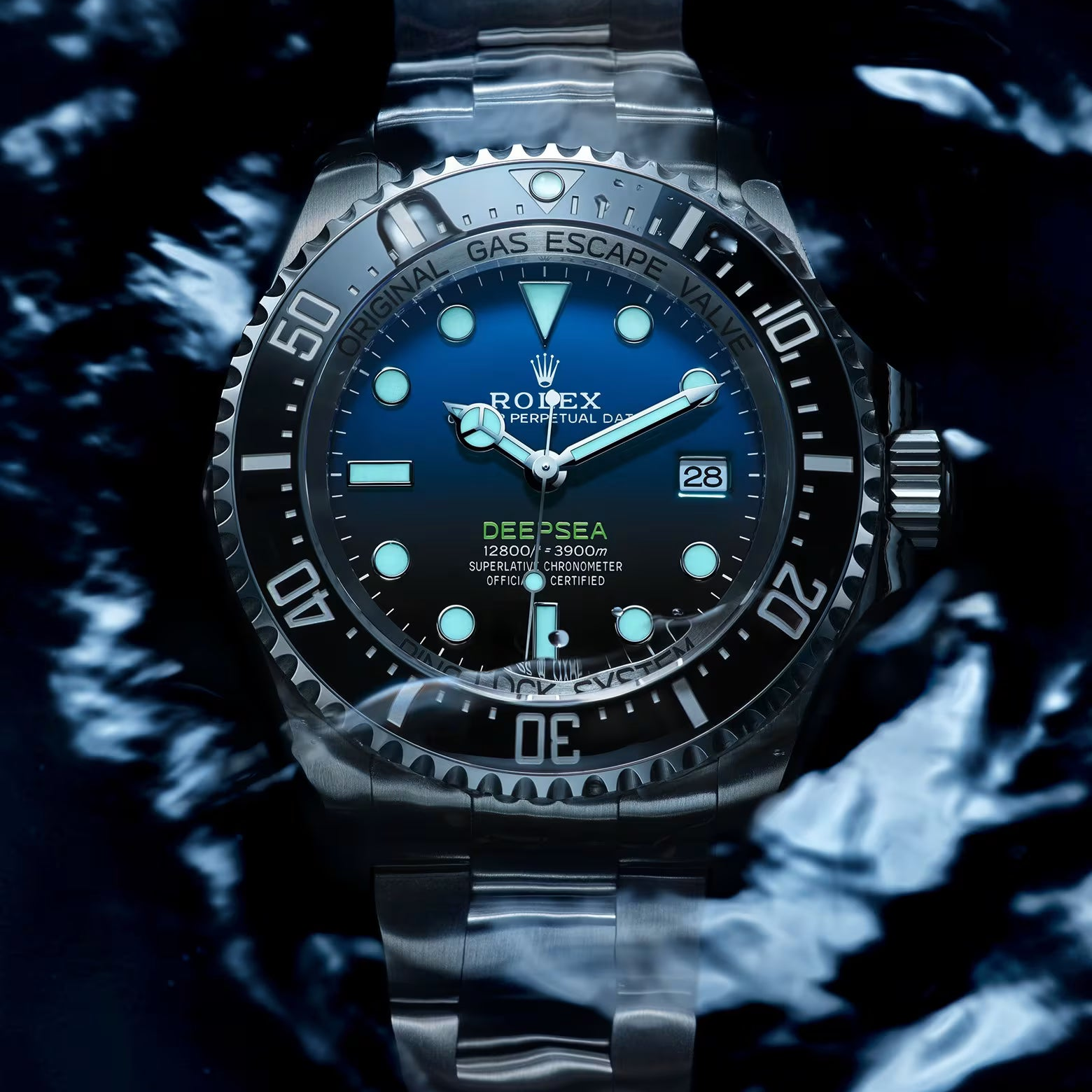 Woecce Premium Scratch Protection for Rolex Deepsea 136660 Oyster